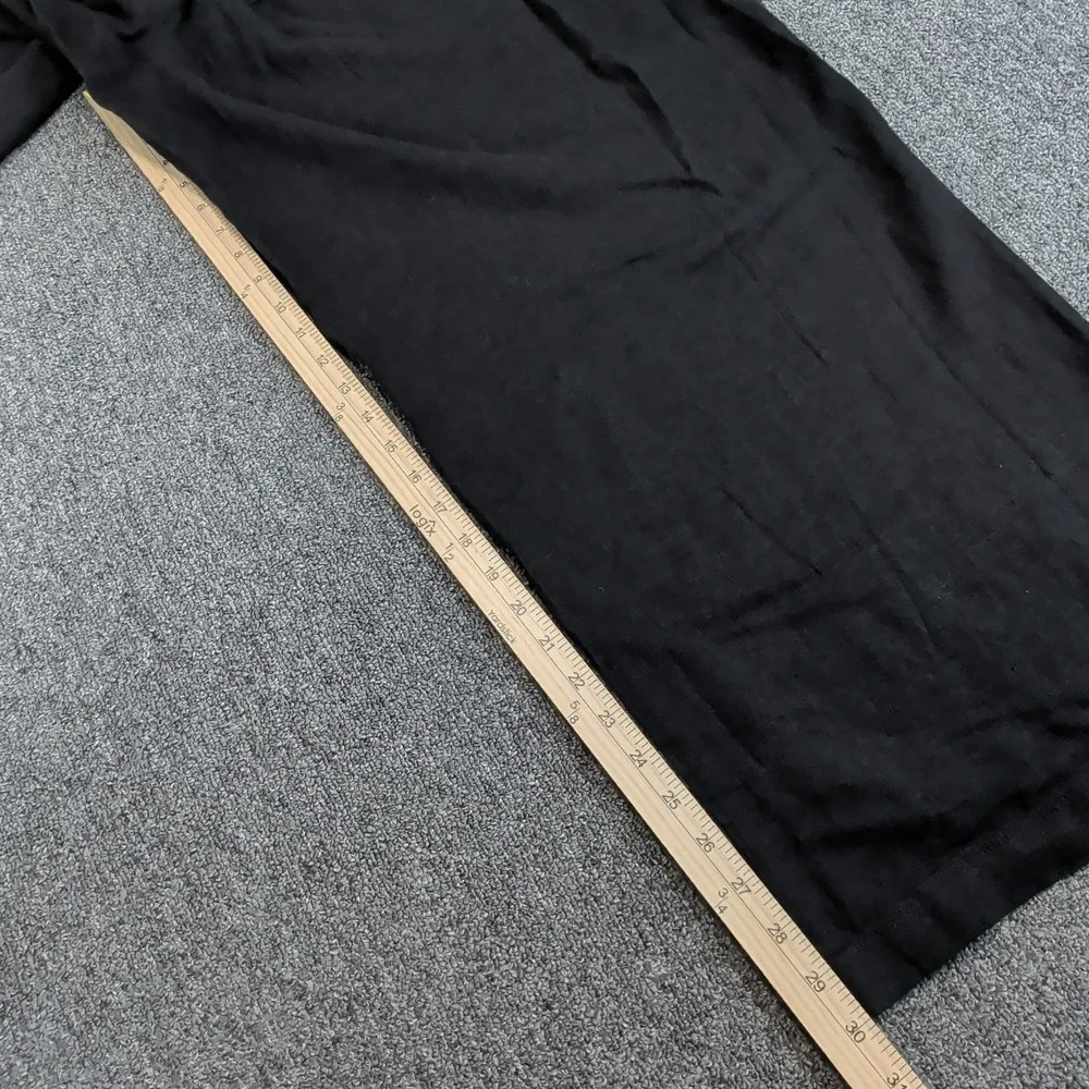 Gap Coastal Minimalist Linen Blend Wide Leg Pants Mens XXL Black NWT